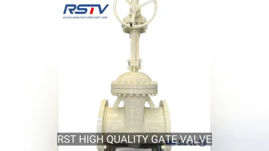 DIN/GOST/En1092 Pn40 DN250 Wcb Cast Steel Gate Valve with Gear Operation